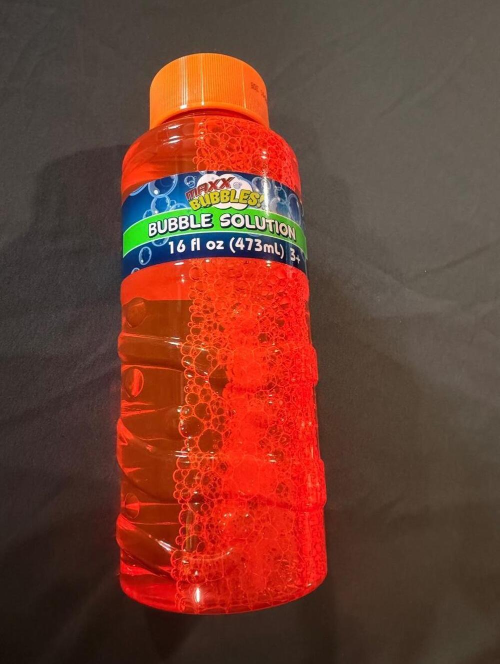 Kids Orange Bubble Solution